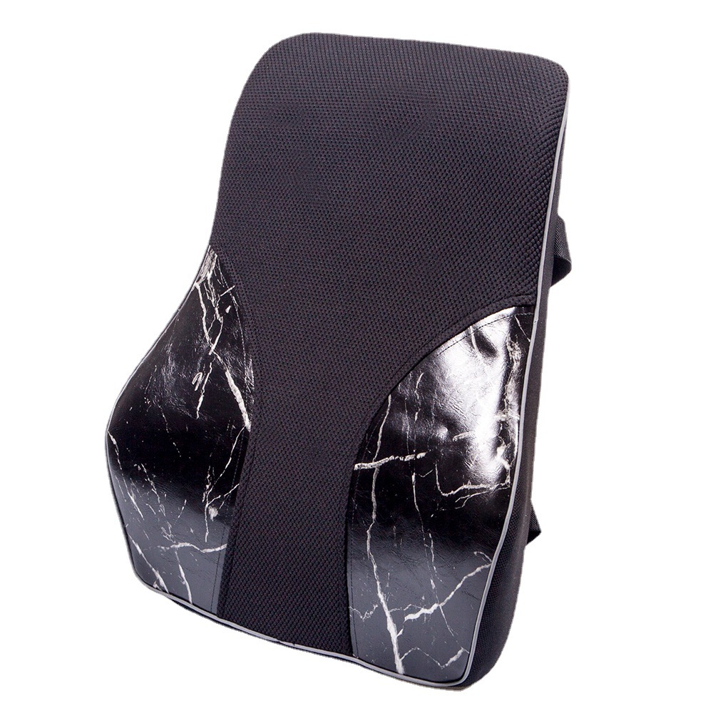 Wholesale car seat cushion and backrest one-piece set PU sponge office slow-rebound thickened seat cushion suitable for all seasons Item Picture