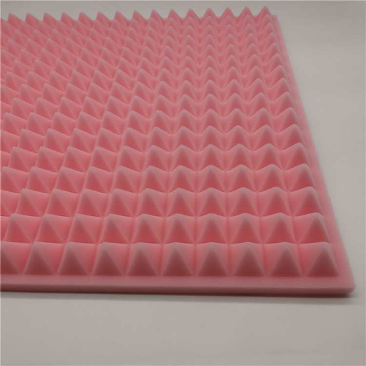 Sponge bedding, wave peak sponge, high-temperature resistant and fireproof wall decoration, sound-absorbing sponge, sound-reducing nano sponge Application Scenario
