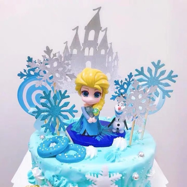 Cake, snowflake, birthday decoration, bakery, dessert table, flag party, Christmas card manufacturer