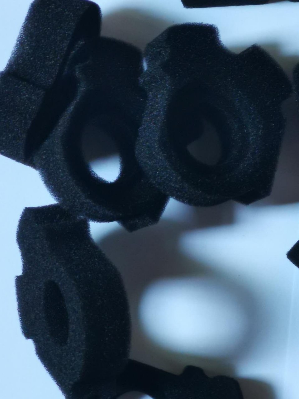 Customized processing of irregular-shaped sponge, black sponge, micro-head cotton, sponge lining Specification drawing