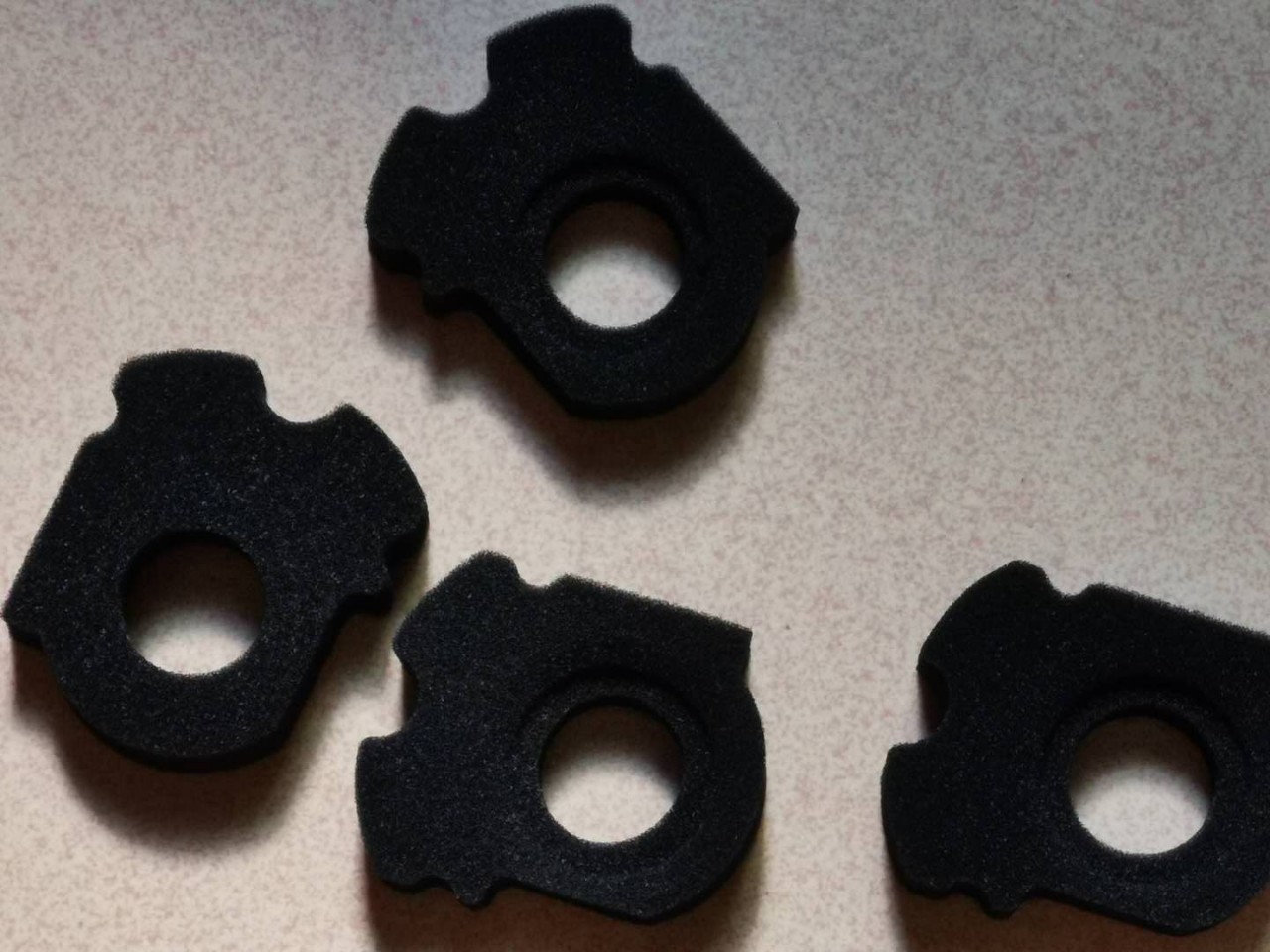 Customized processing of irregular-shaped sponge, black sponge, micro-head cotton, sponge lining full figure