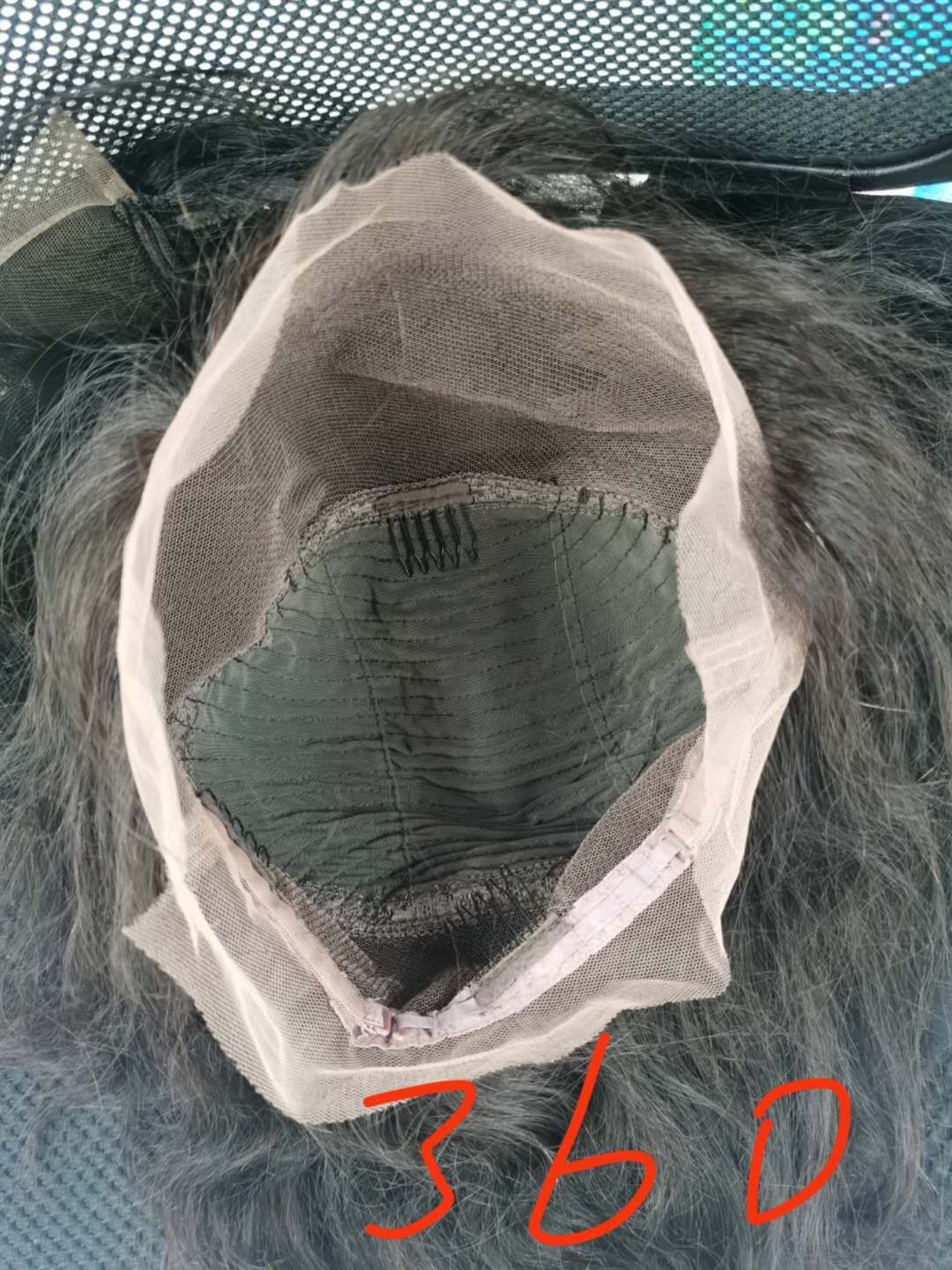 Lace headgear with real human hair Specification image