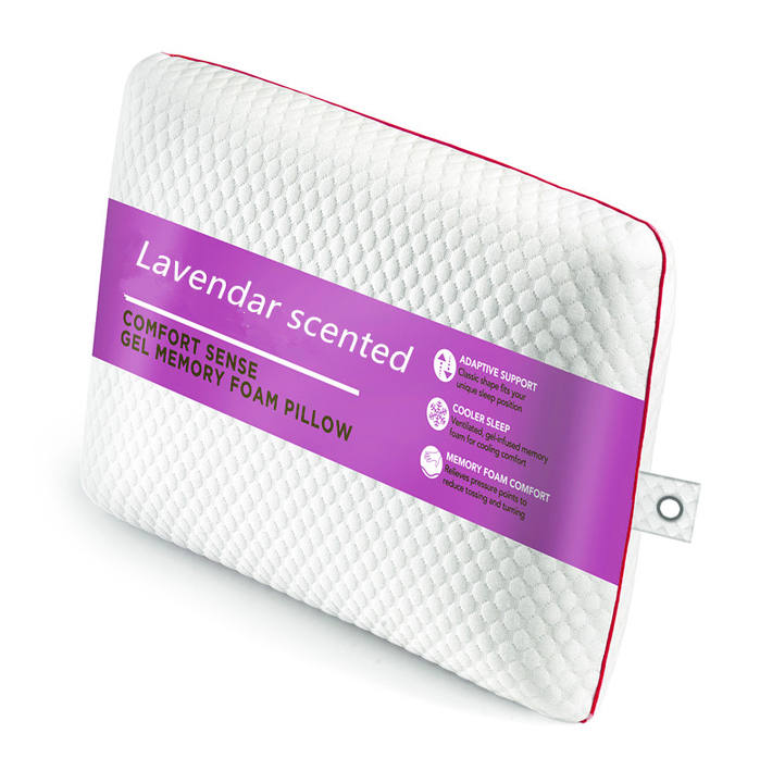 Slow rebound memory pillow, bread pillow, lavender memory pillow, sleep pillow, health pillow full figure