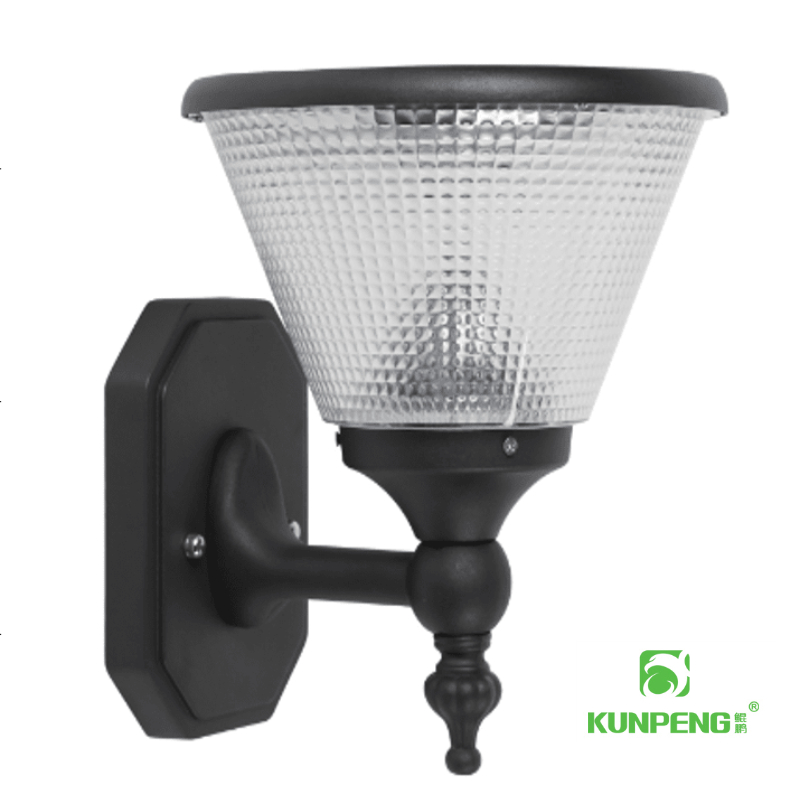 Solar wall lamps, outdoor simple wall lamps, garden and courtyard lamps, household outdoor modern villa gate wall and courtyard lamps Item Picture