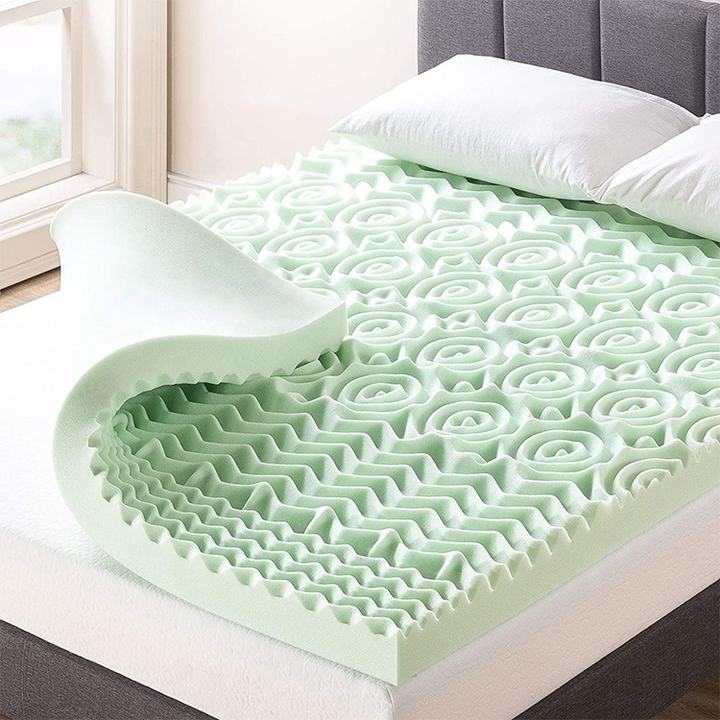 Seven-zone embossed wavy mattress, memory foam mattress, slow rebound mattress thumbnail