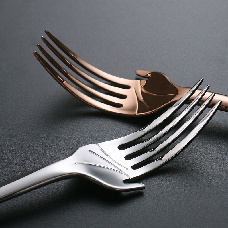 Angela theme stainless steel knife, fork and spoon application scenario diagram