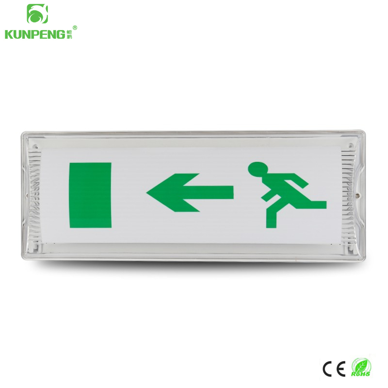 Fire emergency light indicator, LED lighting, evacuation indicator light, safety exit, waterproof and three-proof emergency light details Picture