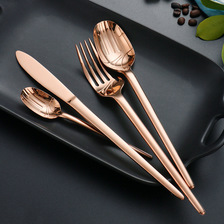 工厂安吉拉创意不锈钢刀叉勺珍惜粮食光盘行动主题纪念款西餐具