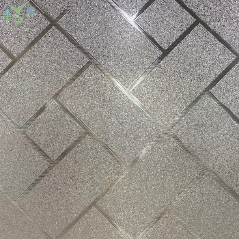 Cross Border Plastic Encapsulation Small Roll Electrostatic Non-Adhesive Frosted Glass Film Transparent Opaque Bathroom Office Window Sticker details Picture