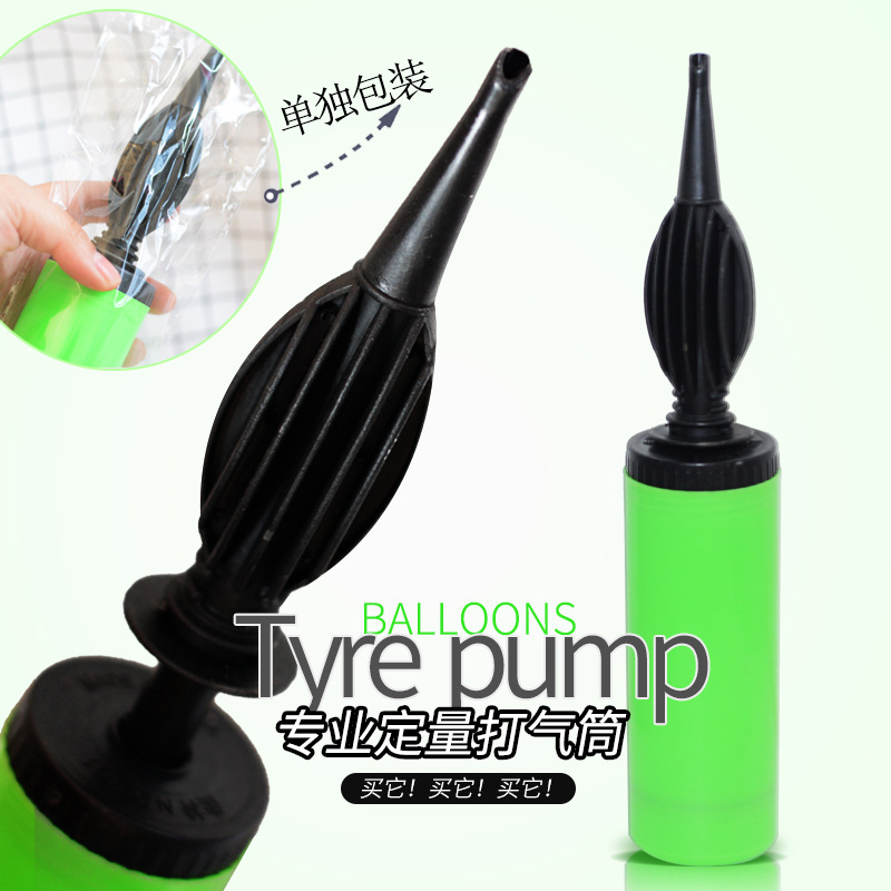 Manufacturers direct balloon inflatable manual inflator plastic bevel mini push portable air pump accessories thumbnail