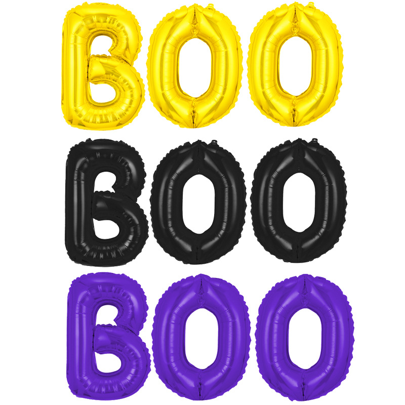 16-inch American Version of Halloween BOO letter set balloon surprise hotel mall party decoration balloon thumbnail