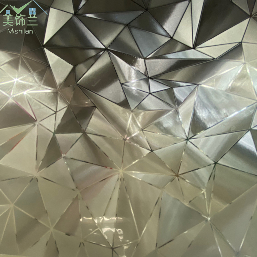 3D frosted glass sticker electrostatic glue free opaque transparent office partition glass film anti peep decoration
