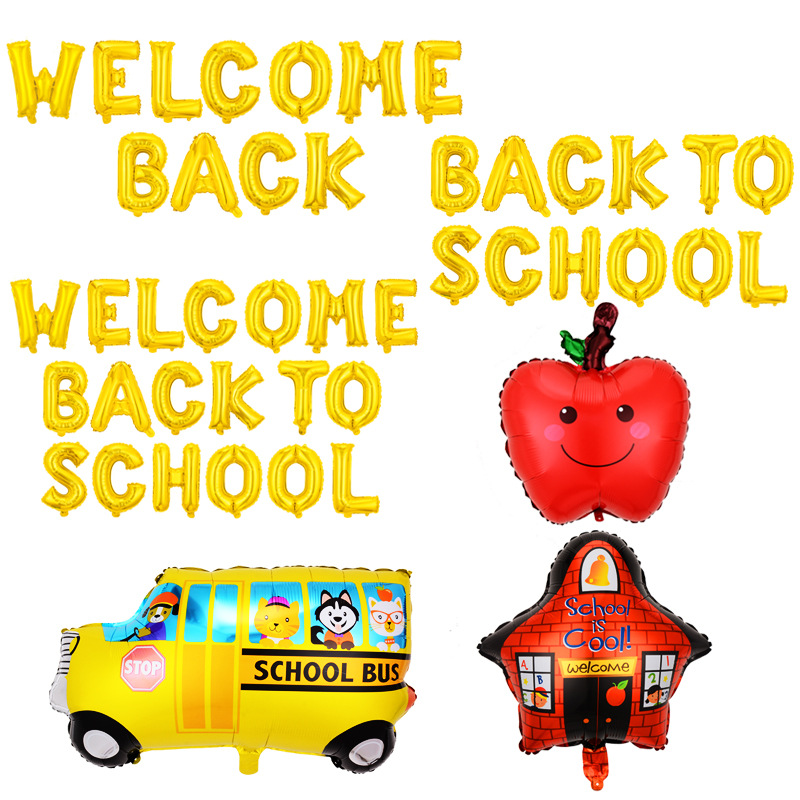 Back to school decorating apple balloons for the back-to-school party thumbnail