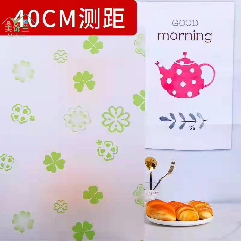 45Cm Printed Electrostatic Film Window Cut Sticker Non-Adhesive Scrub Sticker Bathroom Transparent Opaque Bathroom Glass Sticker Application Scenario