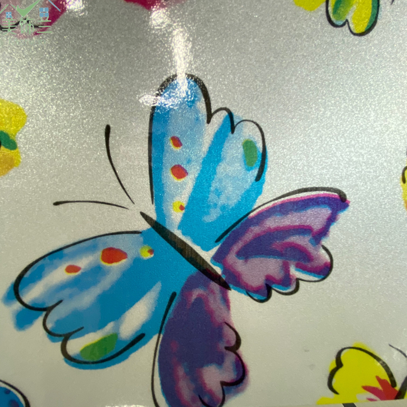Printed electrostatic film window paste decoration bathroom bathroom glass film window anti peep shading and UV protection