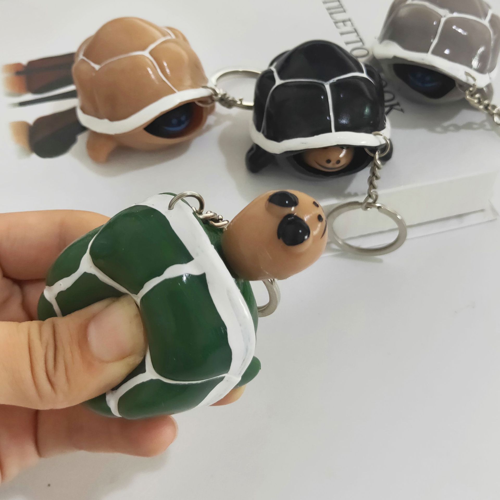 Creative decompression telescopic turtle hand pinch head turtle vent ball toys new strange spoof children adult toys