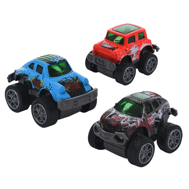 Simulation mini alloy car model Boomerang sports car boy Q version alloy off-road car boy mixed toy