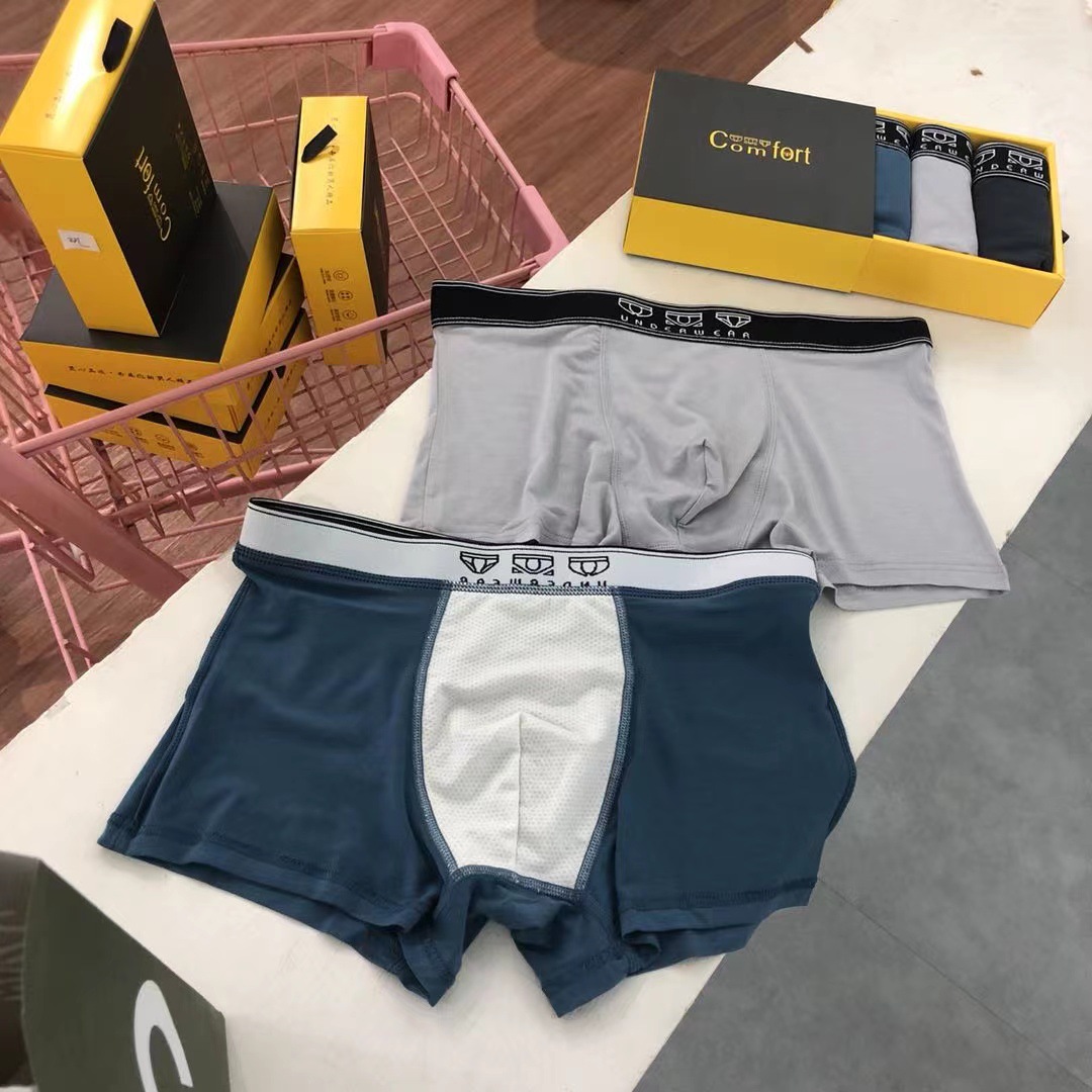 Modal cotton boxers men's boxers quantum magnetic therapy traceless loose teen boxers boys