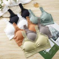 New lace lace beautiful back thread wrapped bra for women seamless high elastic bra with padded back bra for women