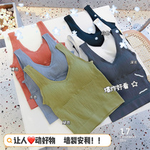 2021 New medium length halter belt beauty back chest wrapped underwear women seamless high elastic outer wear bottom vest underwear women