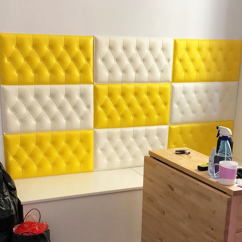 Self-Adhesive Soft Wrap 3D Three-Dimensional Wall Pasting Bed Tatami Soft Wrap Wall Pasting Kindergarten Bedroom Dormitory Background Wall Specification drawing