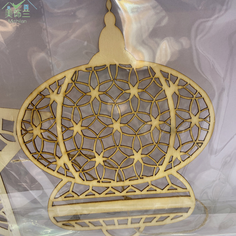 现货批发木质工艺品 开斋节斋月古尔邦节Muslim家居装饰品小挂件