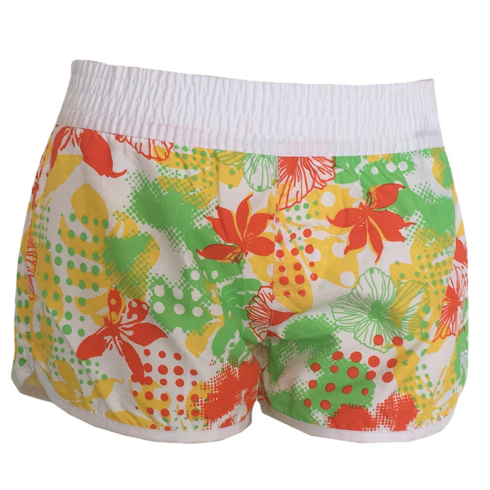 One-piece consignment for summer women's quick-drying beach pants, surf pants, hot pants, casual shorts, and refreshing printed patterns Item Picture