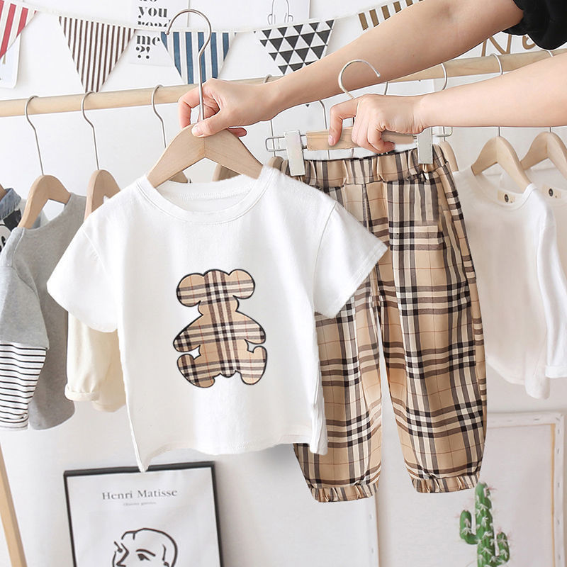 男童睡衣儿童春秋全棉薄款短袖长裤中大童夏季纯棉男孩家居服套装