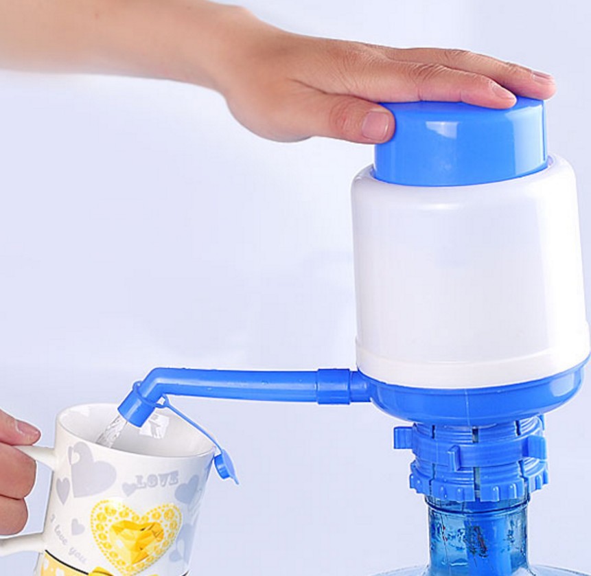 Medium transparent tube barreled sailor pressure type drinking water machine manual water pressure pure water wholesale