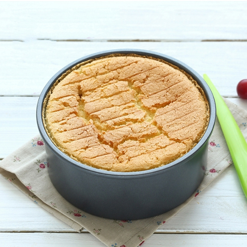 Cross-border baking tools round baking mold non-stick mold live bottom Chiffon cake mold oven mold spot wholesale