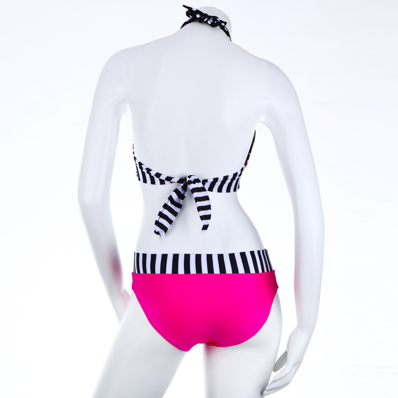 Polka dot print fashionable BIKINI women's two-piece swimming suit manufacturer direct sales from Europe and America, Bikini in stock bestsellers Application Scenario