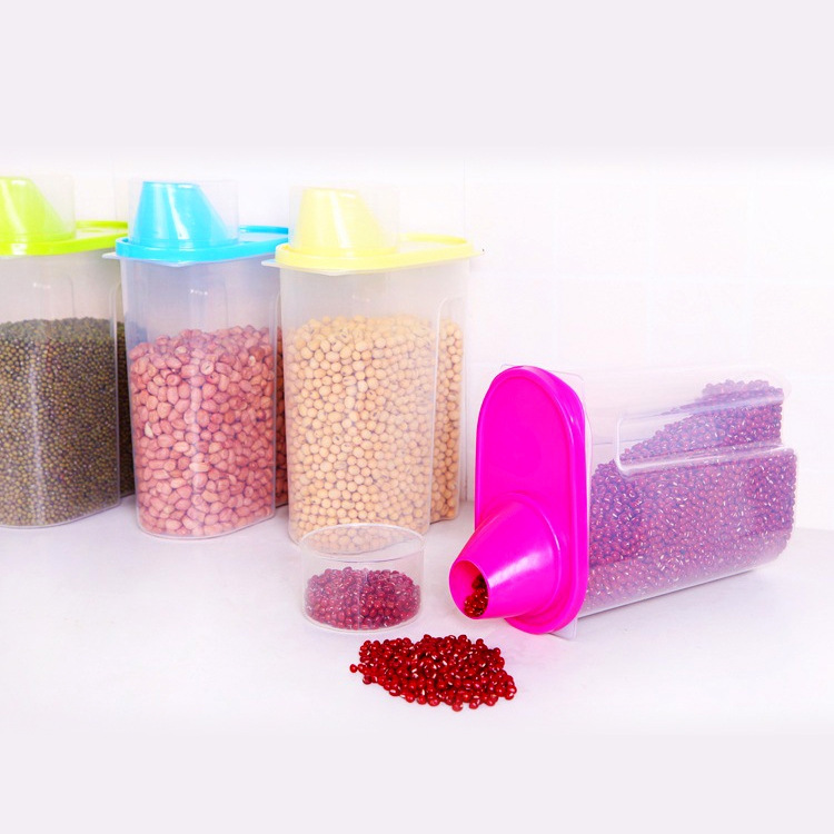 五谷杂粮储物罐大号塑料收纳盒厨房食品储存收纳盒干货密封罐家用