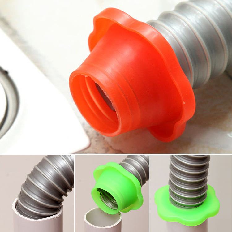 下水道防臭密封圈洗衣机排水管密封塞洗手盆硅胶厨房防臭盖密封塞