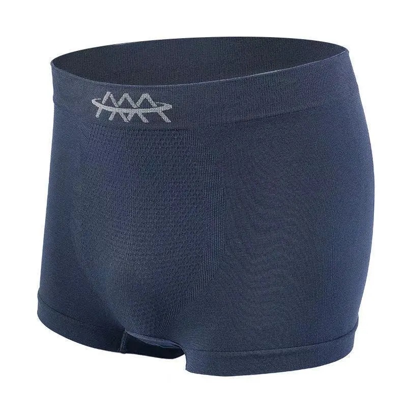 Men's underwear seamless large size underwear Men's high-elasticity honeycomb breathable four-corner flat feet magic magnetic pants foreign trade e-commerce Item Picture