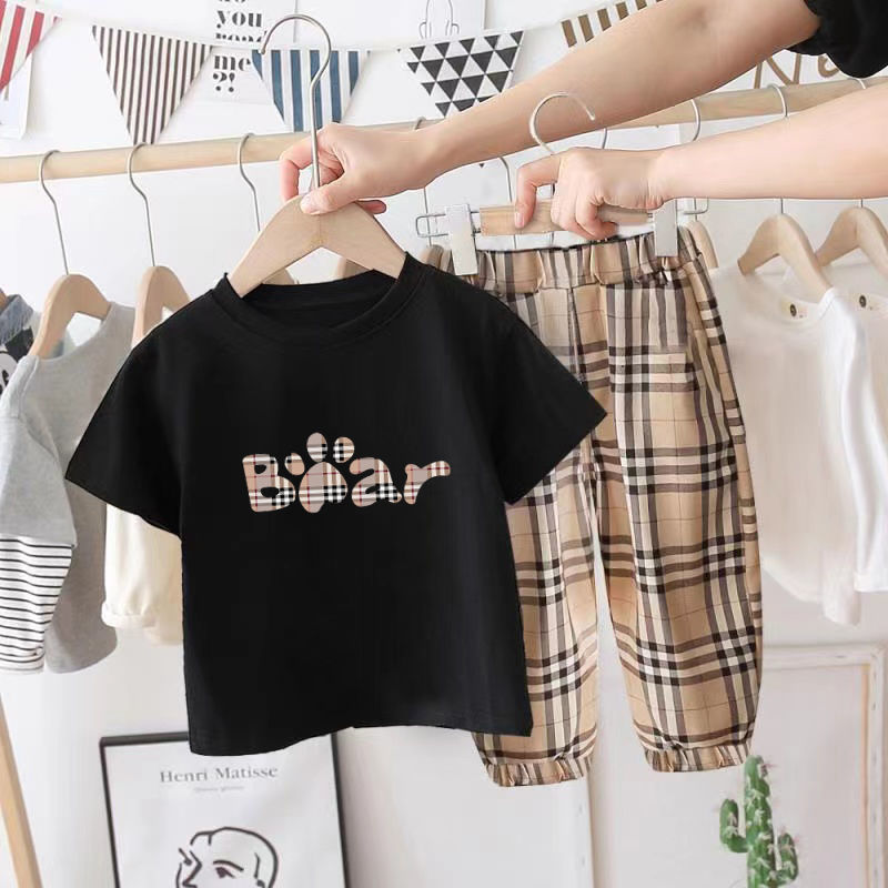 儿童睡衣女孩夏季纯棉薄款公主短袖长裤可爱小女童家居服亲子套装