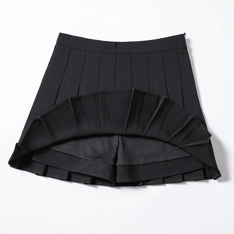 Pleated skirt for women, Spring/Summer jk white 2022 new style Korean high-waisted A-line short skirt, autumn/winter plaid half skirt Application Scenario