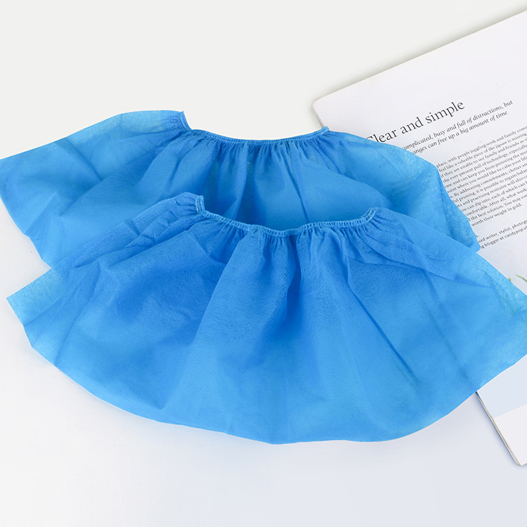 Wholesale of 100 disposable non-woven fabric shoe covers for daily use at home, breathable and dust-proof, new material and anti-slip shoe covers Specification image