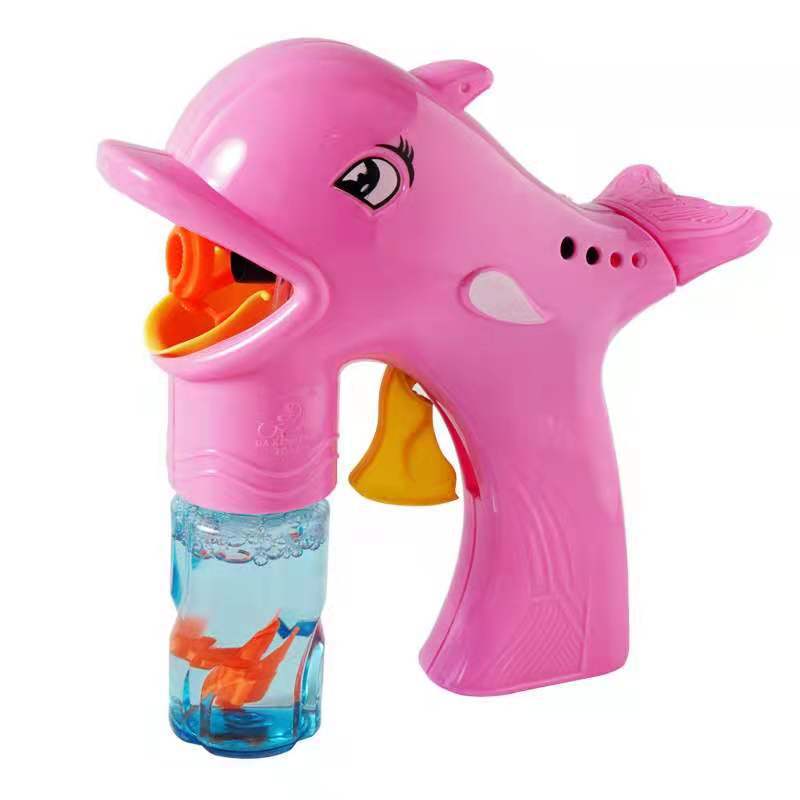 Wholesale street stall children's inertial bubble gun, park square toy street stall best-selling bubble gun cartoon Item Picture