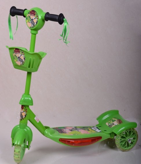 Factory scooters for children and babies aged 1-2-3 to 6, with music and flashlights, scooters and yo-yos Item Picture
