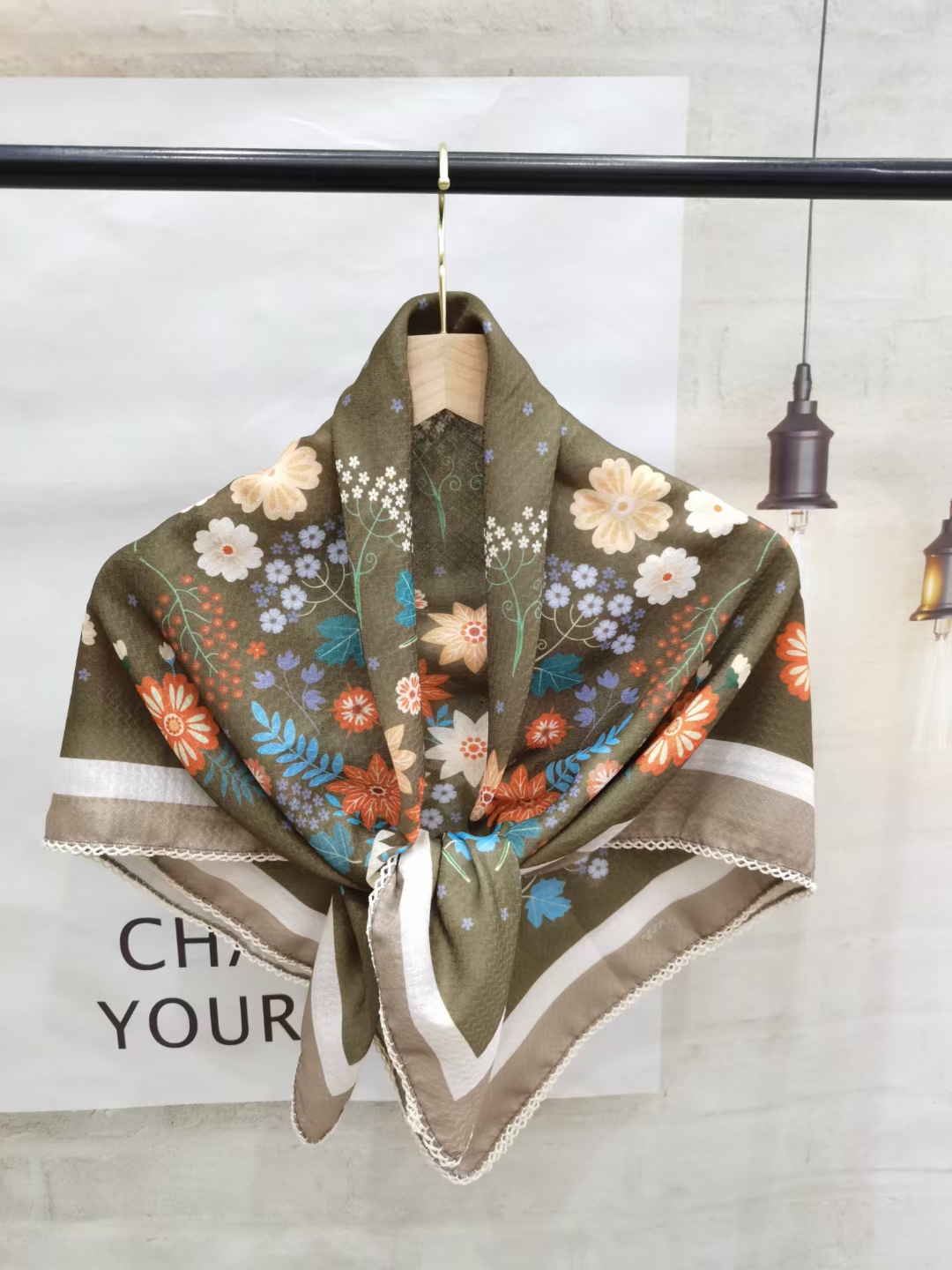围巾细节图