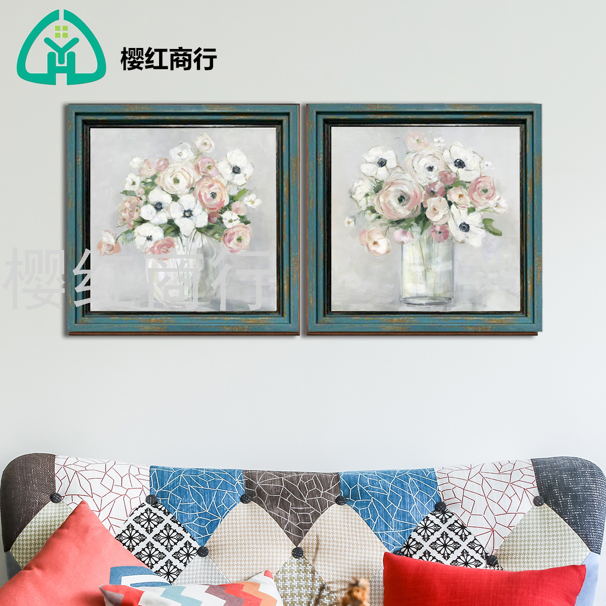 American retro texture decorative paintings, bars and cafes decorative paintings hanging paintings