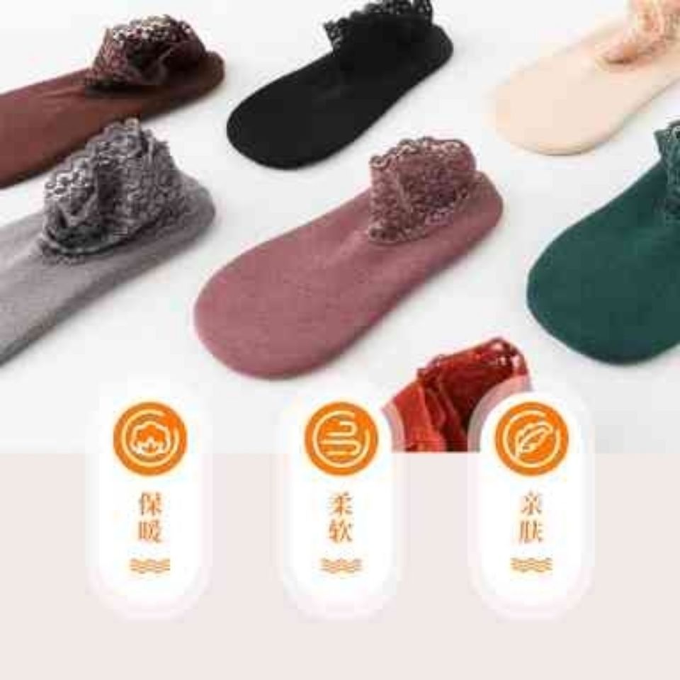 الجوارب النسائية ذات اللون النقي، وجوارب النسائية، مع الدفء والدفء، والجوارب الأرضية، Item Picture