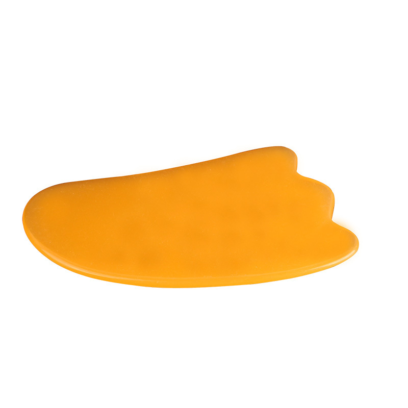 Wholesale amber gua sha boards, natural resin gua sha sheets, sand scraping boards, meridian massage products Xu Shengyou details Picture