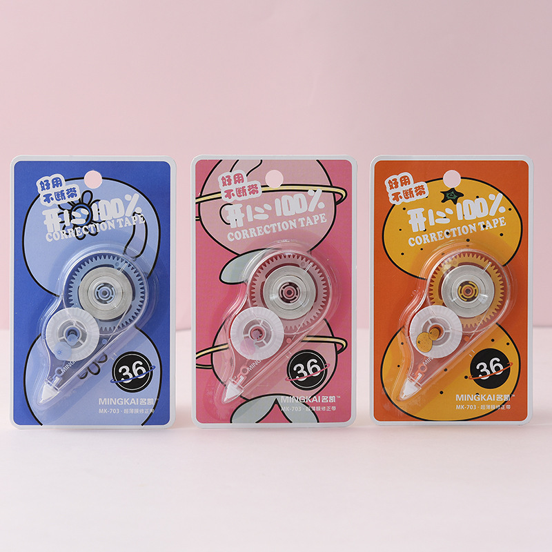 Creative correction tape, large-capacity cute girl student correction tape, transparent correction tape, factory direct sales learning stationery details Picture