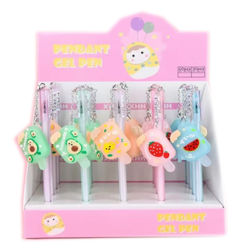 Yiwu shopping union ice cream series black neutral pen