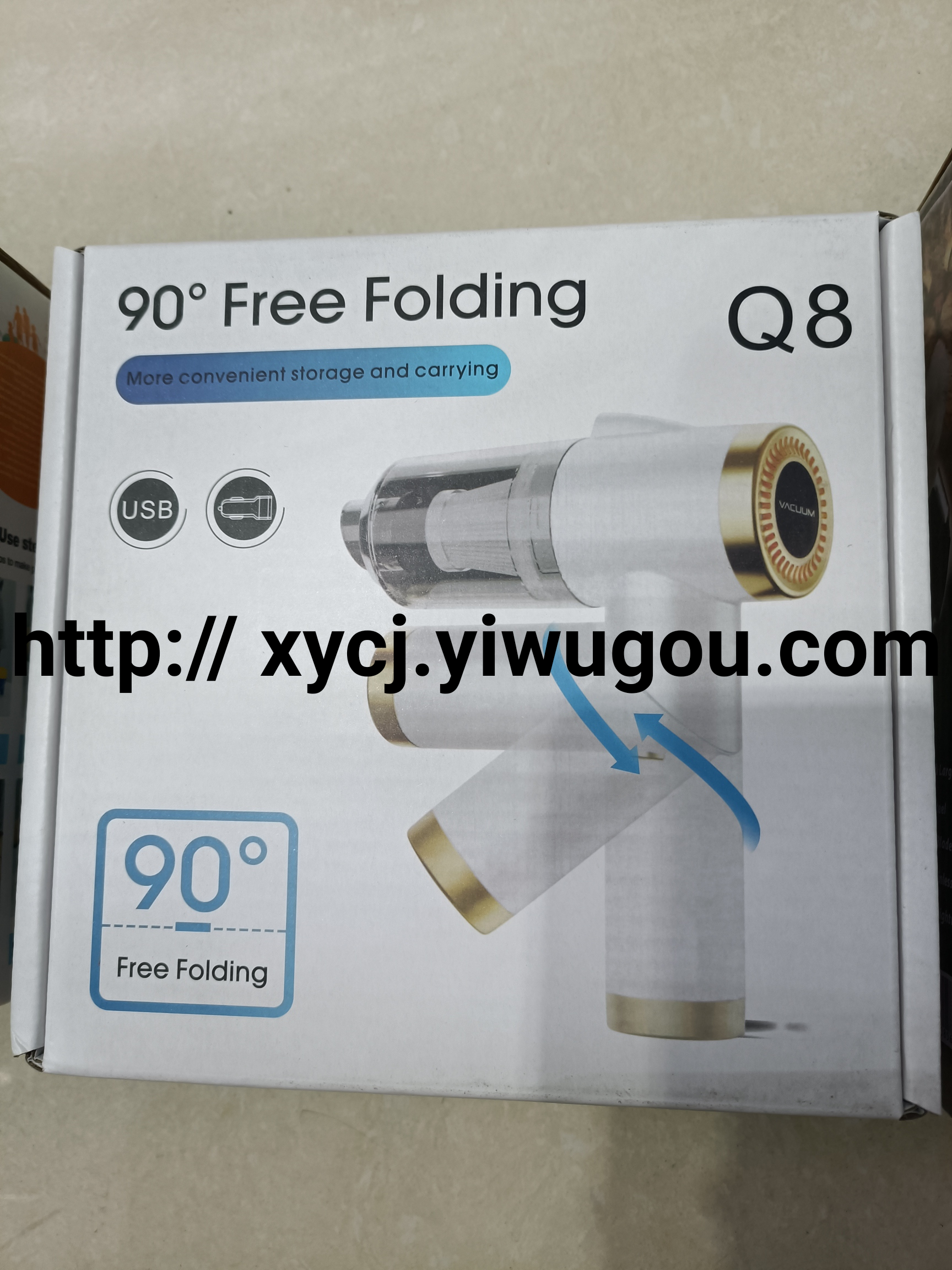 跨境亚马逊无线手持便携吸尘器车用大功率小型车载吸尘器