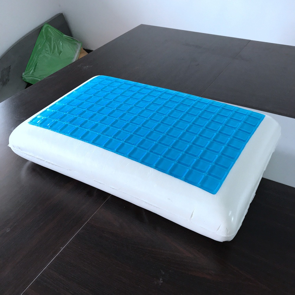 Fabricante almohada de gel memory cotton core almohada de espuma de memoria lenta rebote almohada de espuma de memoria almohada de pan helado de verano almohada de silicona