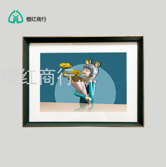 Simple tricplet decorative painting thumbnail