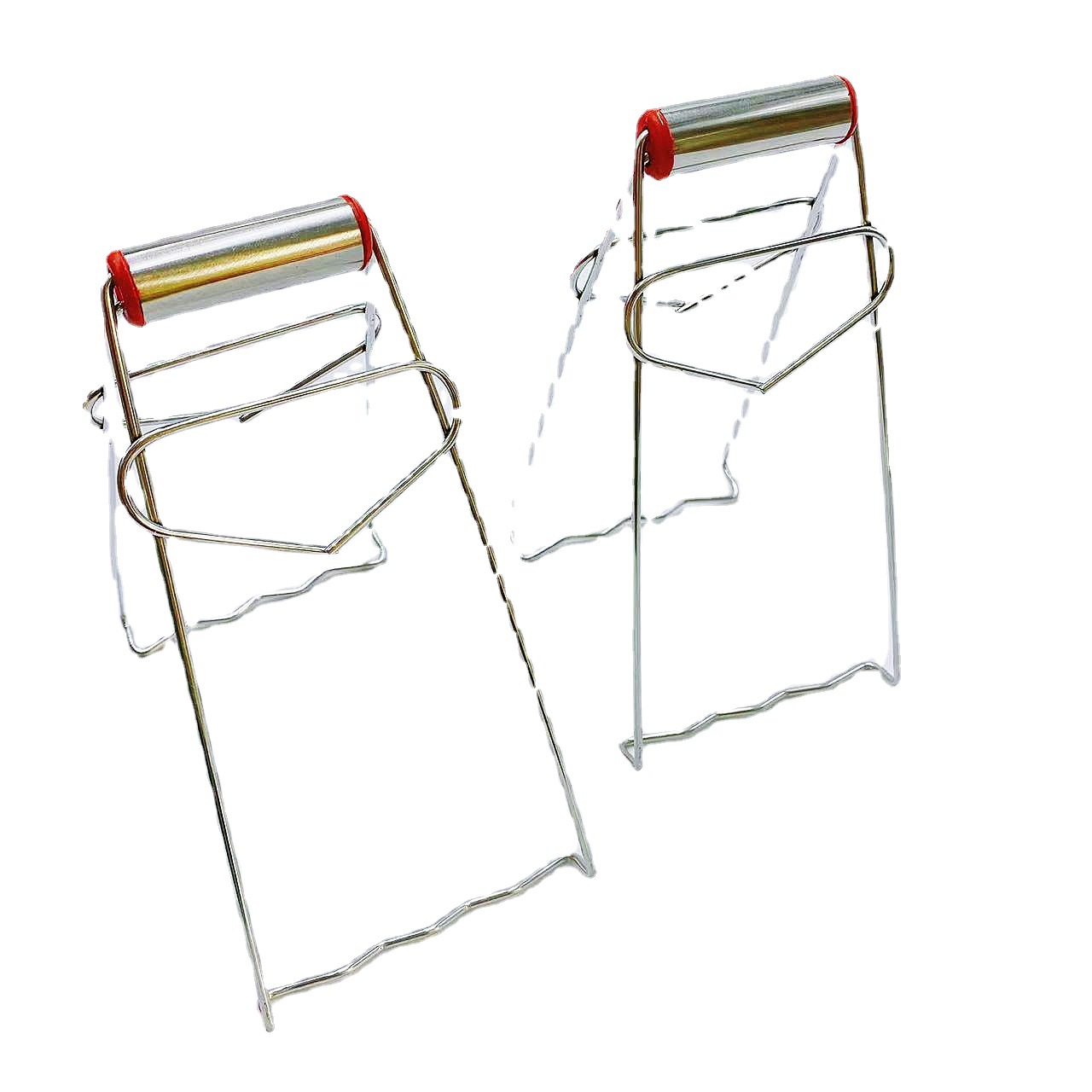 Stainless steel tray tray tray tray tray tray tray tray tray household bowl clip steamed vegetables clip tray clip 2 yuan wholesale department store thumbnail