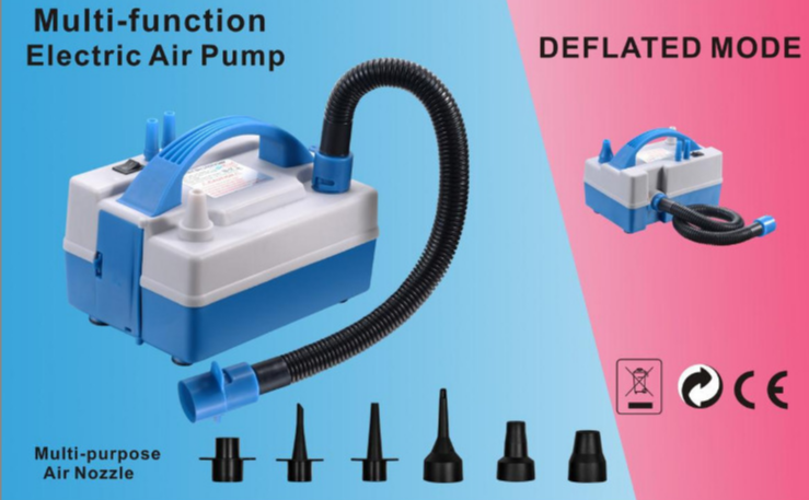 Electric air pump, electric air pump 73005, 408, 508 air pump, balloon air pump details Picture